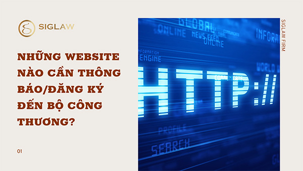 Những website nào cần thông báo/đăng ký đến Bộ Công Thương?