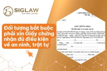 Các đối tượng phải xin giấy phép an ninh trật tự [Mới 2026]