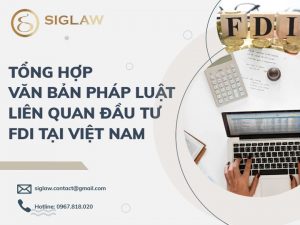 Văn bản pháp luật liên quan đầu tư FDI Việt Nam