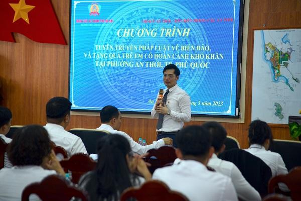 Tiến sỹ. Luật sư Nguyễn Bá Cường chia sẻ về “Pháp luật quốc tế, Việt Nam về biển, hải đảo và vấn đề bảo vệ chủ quyền quốc gia”