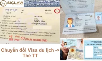 Làm sao để chuyển đổi visa du lịch sang thẻ tạm trú?