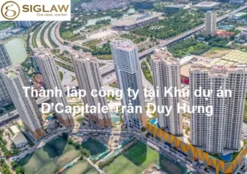 Thành lập công ty tại Khu dự án D'Capitale Trần Duy Hưng