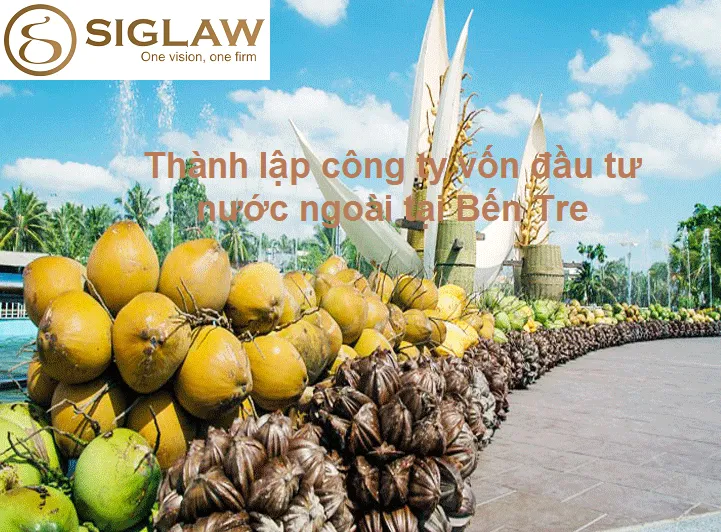 Thành lập công ty vốn đầu tư nước ngoài tại Bến Tre