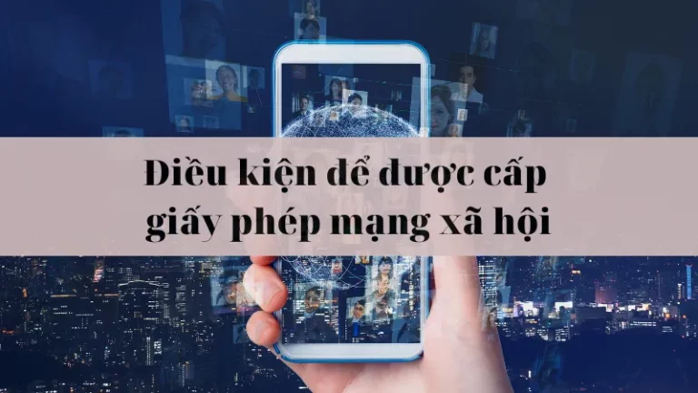 Dịch vụ xin giấy phép mạng xã hội