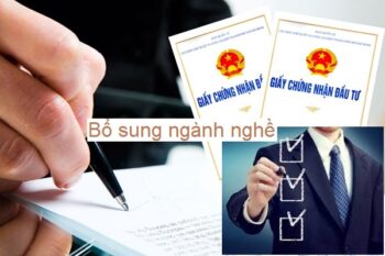 Bổ sung ngành nghề trong giấy chứng nhận đầu tư