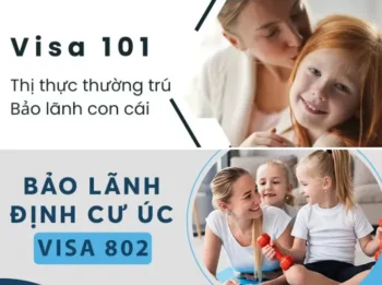 So sánh visa 101 và visa 802 Úc