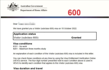 Visa 600 Úc | Visitor visa | Visa du lịch Úc