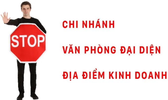 Lưu ý khi tạm ngừng hoạt động chi nhánh, VPĐD, địa điểm KD