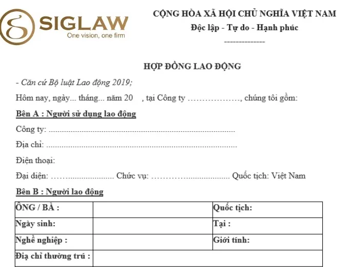 Hợp đồng lao động vô thời hạn