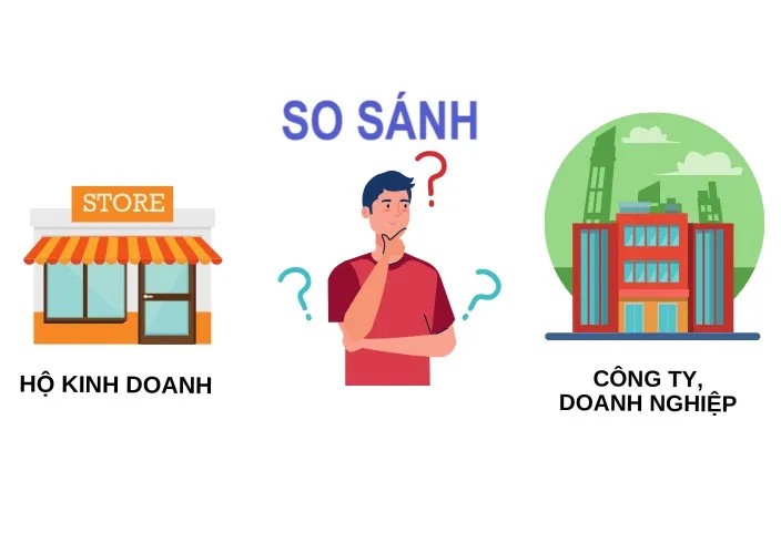 So sánh giữa thành lập công ty với thành lập hộ kinh doanh