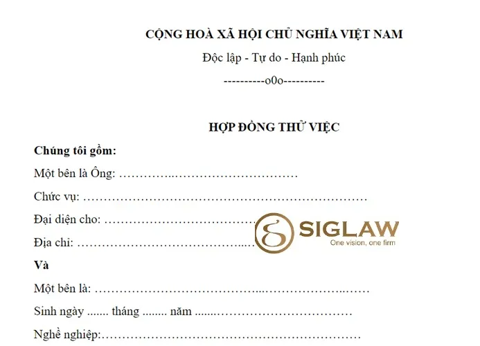 Thời gian thử việc tối đa bao lâu?