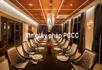 Hồ sơ xin cấp giấy chứng nhận đủ điều kiện PCCC đối với nhà hàng