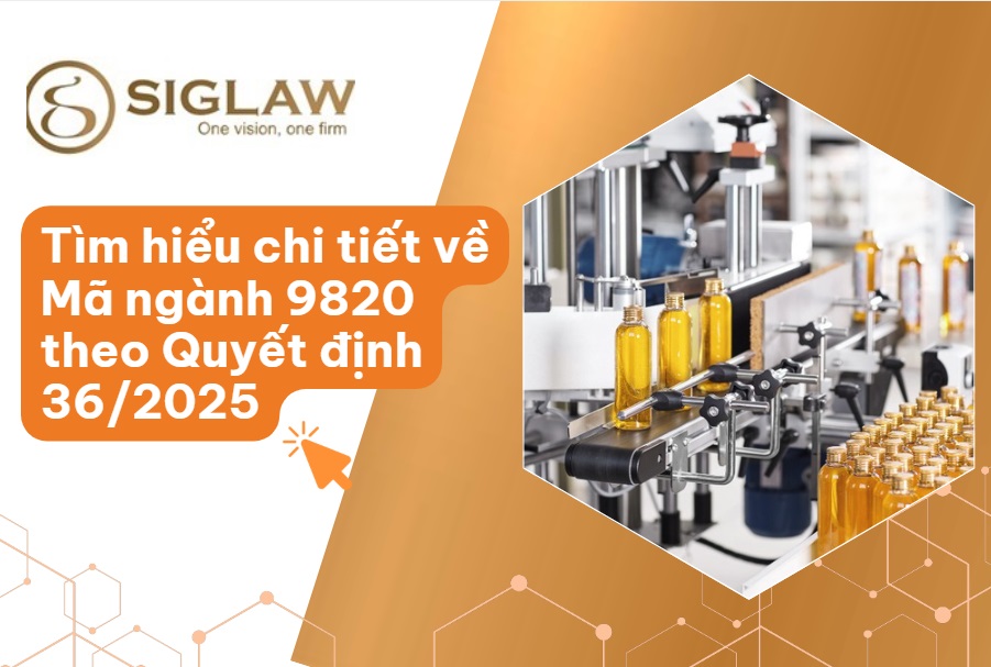 Mã ngành 9820 hoạt động sản xuất dịch vụ tự tiêu dùng của hộ gia đình