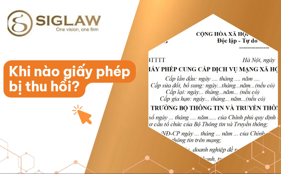 Khi nào bị thu hồi giấy phép mạng xã hội? [Cập nhật 2026]