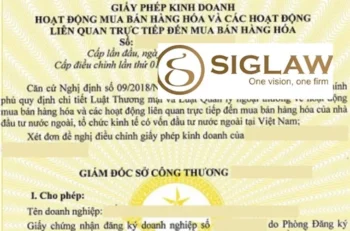 Giấy phép kinh doanh bán lẻ hàng hóa