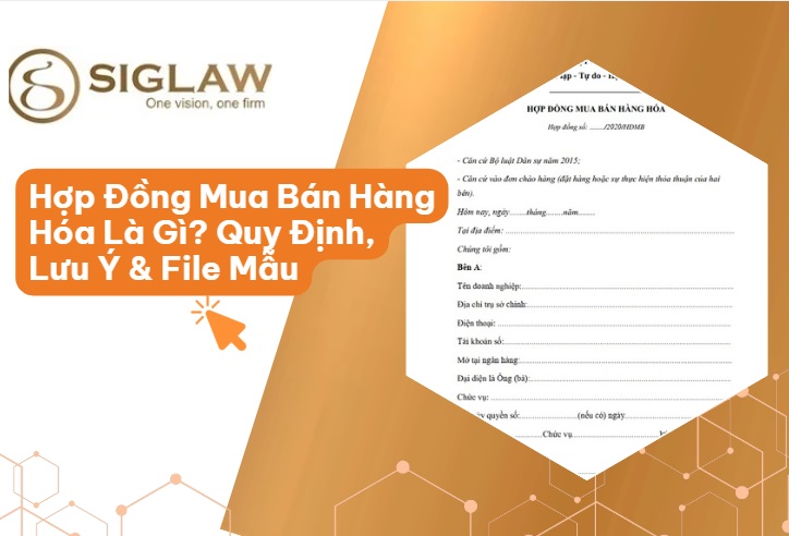 Mẫu Hợp Đồng Mua Bán Hàng Hóa Và Các Quy Định, Lưu Ý [2026]