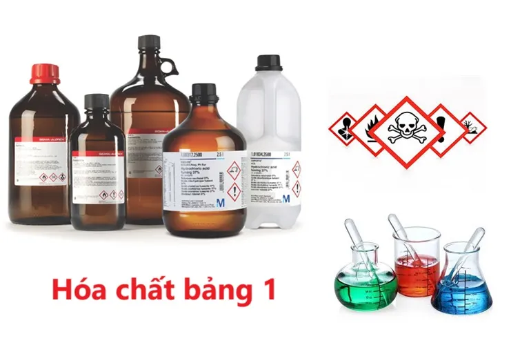 Thủ tục cấp lại giấy phép xuất khẩu, nhập khẩu hóa chất Bảng 1