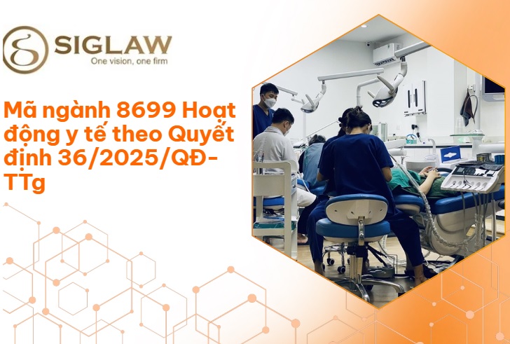 Mã ngành 8699: Hoạt động y tế khác chưa được phân vào đâu
