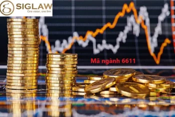 Mã ngành 6611: Quản lý thị trường tài chính