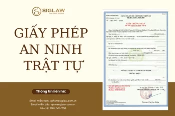 Giấy phép an ninh trật tự