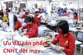 Giấy xác nhận ưu đãi sản phẩm công nghiệp hỗ trợ dệt may