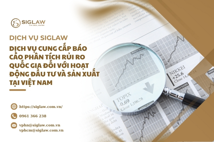 Dịch vụ cung cấp báo cáo phân tích rủi ro quốc gia đối với hoạt động đầu tư và sản xuất tại Việt Nam