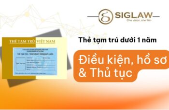 Thẻ tạm trú dưới 1 năm