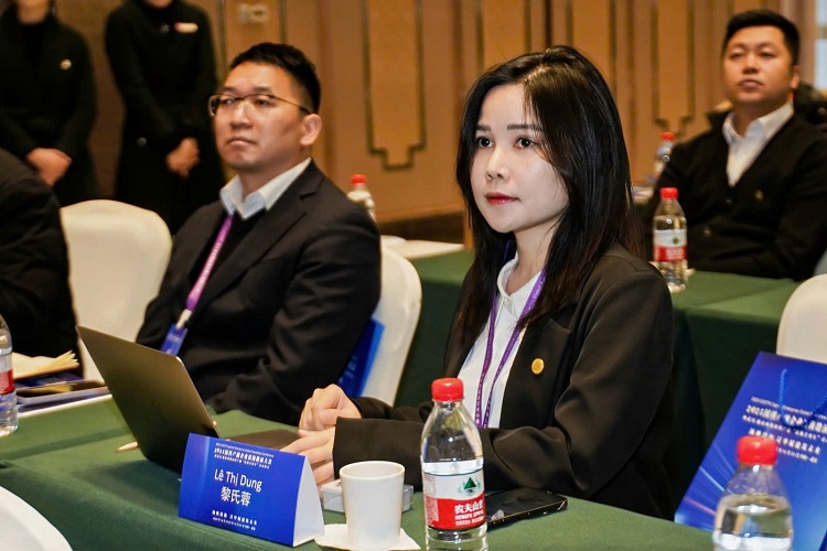 Lê Thị Dung tại buổi Hội nghị.