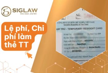 Chi phí làm thẻ tạm trú