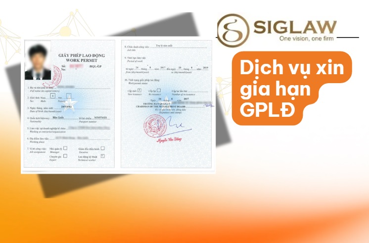 Dịch vụ gia hạn giấy phép lao động trọn gói chỉ từ 10 triệu