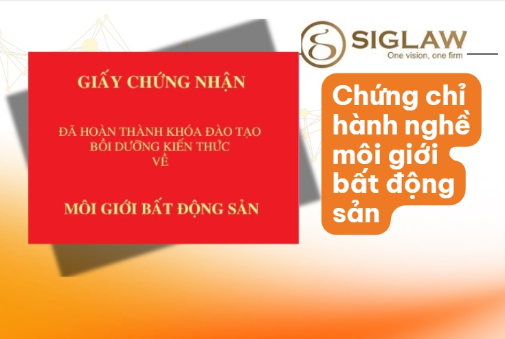 Giấy phép môi giới bất động sản