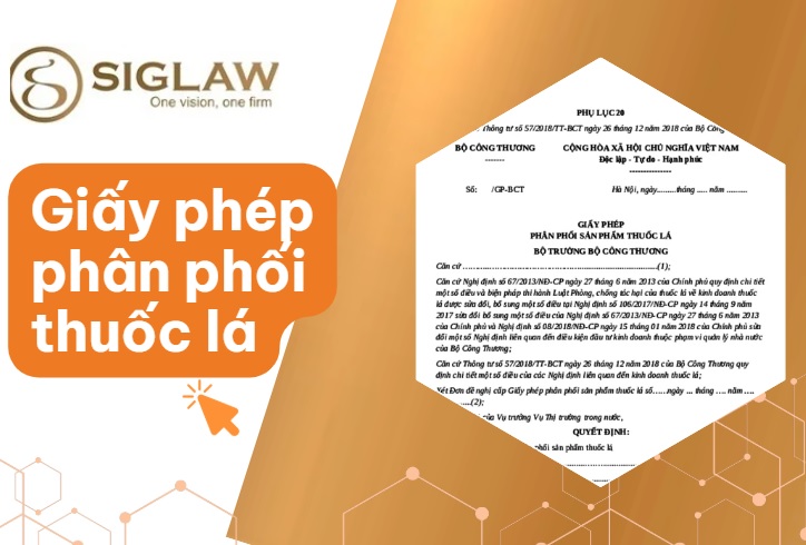 Giấy phép phân phối thuốc lá: Điều kiện, Hồ sơ & Thủ tục Giấy phép phân phối thuốc lá: Điều kiện, Hồ sơ & Thủ tục