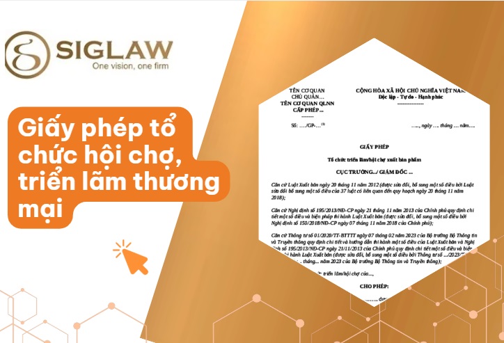 Giấy phép tổ chức hội chợ, triển lãm thương mại Giấy phép tổ chức hội chợ, triển lãm thương mại