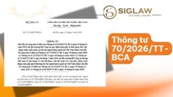 Thông tư số 70/2026/TT-BCA quy định hệ thống mẫu làm visa và thẻ tạm trú (TRC) cho người nước ngoài
