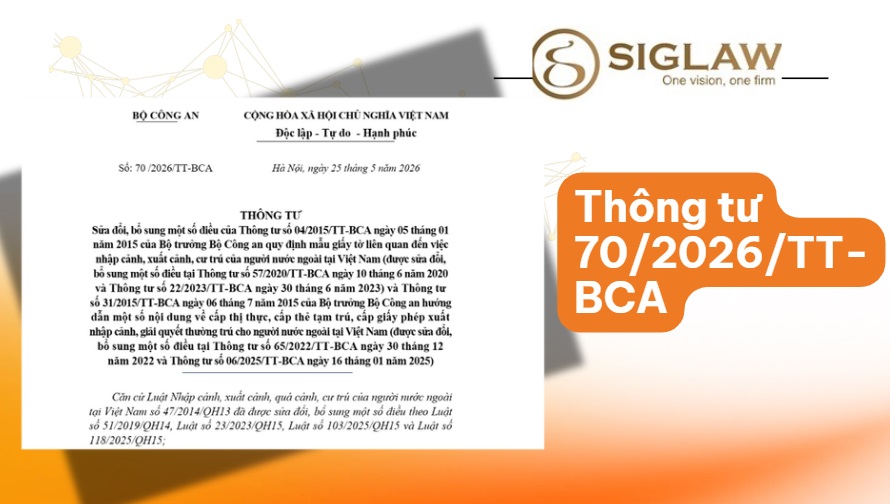 Thông tư số 70/2026/TT-BCA quy định hệ thống mẫu làm visa và thẻ tạm trú (TRC) cho người nước ngoài Thông tư số 70/2026/TT-BCA quy định hệ thống mẫu làm visa và thẻ tạm trú (TRC) cho người nước ngoài
