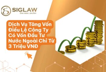 Dịch vụ thay đổi tăng vốn điều lệ công ty FDI nhanh, trọn gói