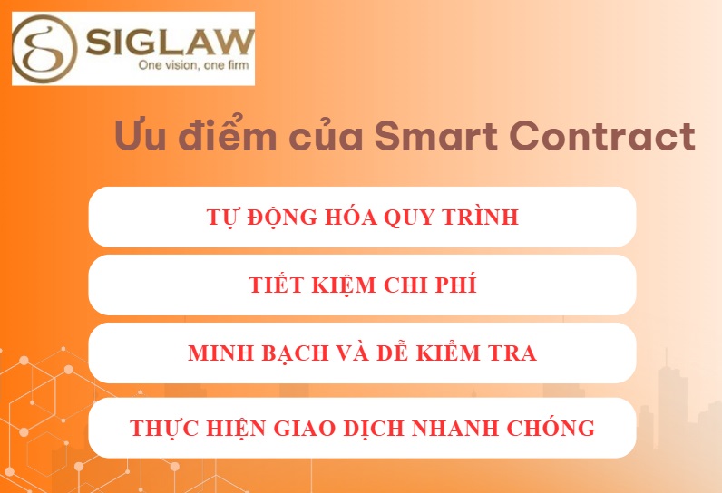 Ưu điểm của hợp đồng thông minh Ưu điểm của hợp đồng thông minh
