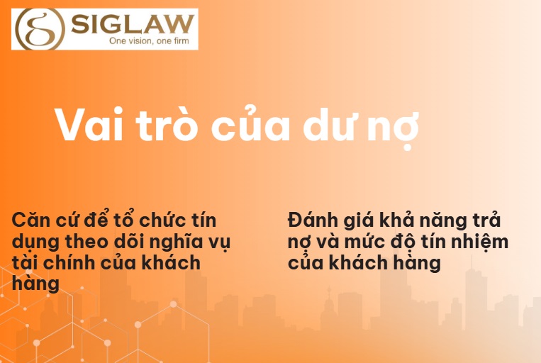Vai trò của dư nợ trong hoạt động vay vốn Vai trò của dư nợ trong hoạt động vay vốn