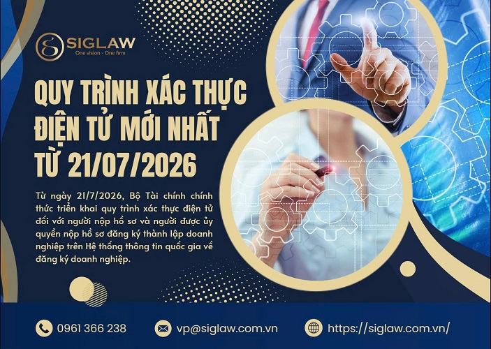 Xác thực điện tử với người nộp hồ sơ mở công ty