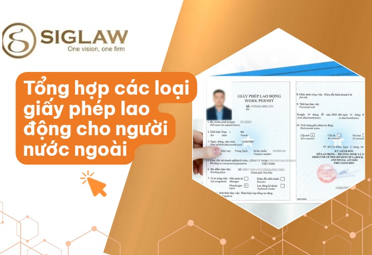 Các loại giấy phép lao động cho người nước ngoài [Mới 2026]