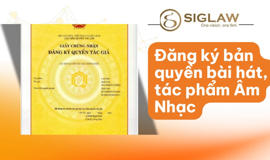 Đăng ký bản quyền bài hát, tác phẩm Âm Nhạc: Hồ sơ & Thủ tục