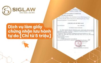 Dịch vụ làm giấy chứng nhận lưu hành tự do hàng hóa, sản phẩm [Chỉ từ 5 triệu]