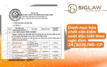 Phụ lục III Danh mục hóa chất cần kiểm soát đặc biệt theo Nghị định 24/2026