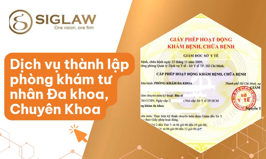 Dịch vụ xin phép mở phòng khám tư Đa khoa, Chuyên Khoa 2026 Dịch vụ xin phép mở phòng khám tư Đa khoa, Chuyên Khoa 2026